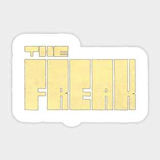 The Freak Logo Tee Sticker